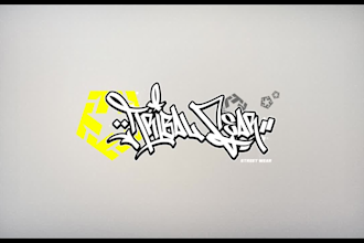 create best letter name graffiti for you