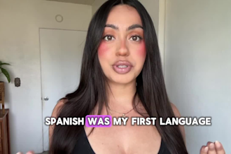 create testimonial video in spanish or english