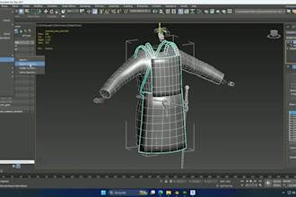 design realistic military armor weapon in 3d pbr, game ready