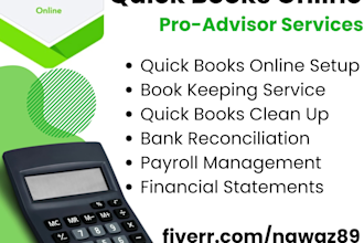 do qbo online bookkeeping, financial reporting, financial accounting service