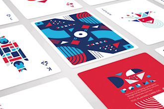 design card game, trading card game design, playing card game, card box mockup