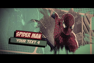 create avengers comic intro