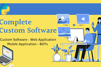 develop complete custom software or web application