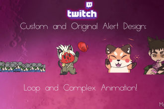 do custom animated alerts for your twitch stream