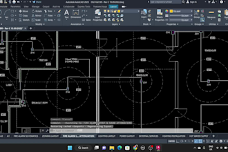design and create 2d autocad electrical and fire alarm dwgs