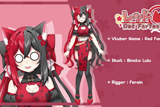 rig live2d model for you