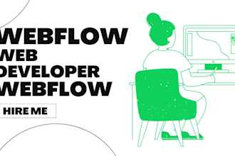 fix, redesign or optimize your webflow website issues
