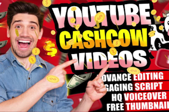 create top 10 cash cow faceless videos and youtube automation