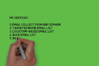 collect targeted email lists from any country