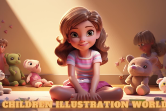 design children story book illustrations and covers