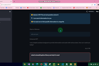 create web apps in python using streamlit