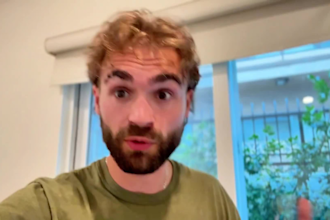 be bearded actor spokesman for ugc tiktok ad