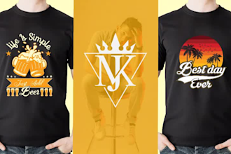 design custom  tshirt clothing brand logo and tshirt