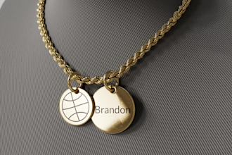 create stunning 3d name necklace designs with lifelike renderings
