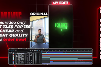 edit instagram reels youtube shorts with motion graphic