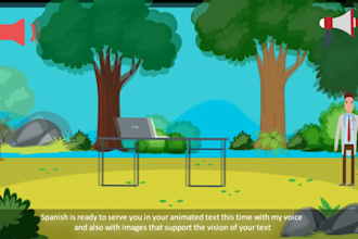 create a basic animated video for you
