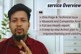 do site SEO audit with clear action plan