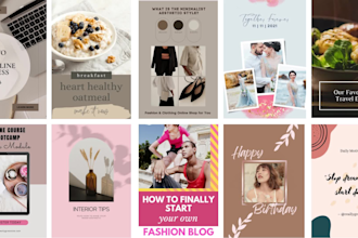 design professional pinterest pins