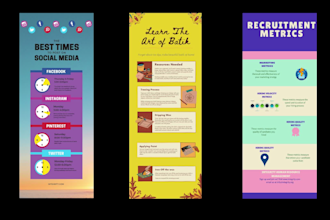 design business infographic and flowcharts