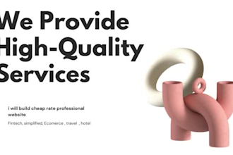 build a cheap rate professional website for wordpress