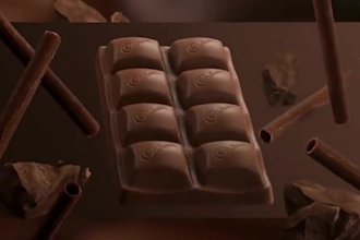 create 3d food modeling, 3d food design, 3d chocolate bar, 3d food animation
