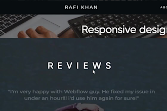 convert your figma design into a webflow website