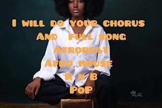 be your pro female singer songwriter pop rnb metal afro