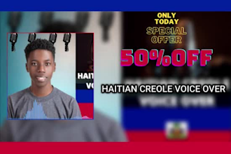 record male haitian creole voice over