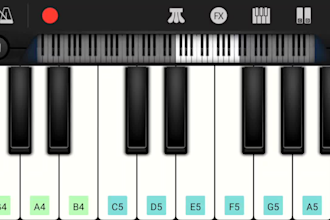 play music on perfect piano mobile app for you