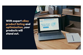 do SEO optimized ebay listing, design ebay product images, ebay lister