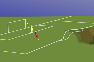 rotoscope any football or any other sport goal