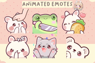 create cute chibi custom emotes