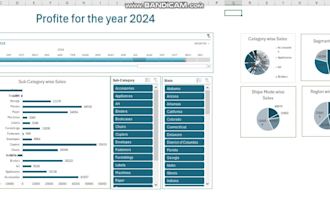do excel dashboard, data visualization, pivot table, power query