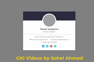 design clickable email signature with HTML