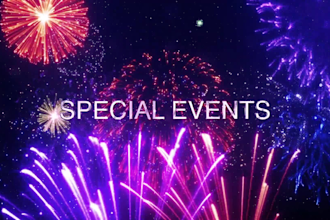 create fireworks for new year video, birthday, party