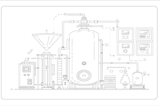 draw technical illustration, product vector line art ,instruction manual design