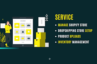 be your dedicated shopify virtual assistant or shopify va