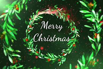 make a christmas greeting video  in 4k quality 2025