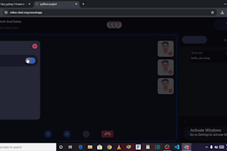 create a video chat application
