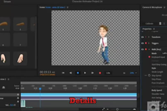 rig and animate characters in adobe character animator