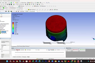 do thermal, static and cfd analysis using ansys workbench