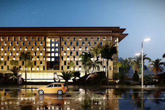visualize real estate project, landscape design, hotel suite