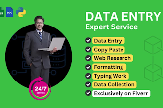 data entry expert services