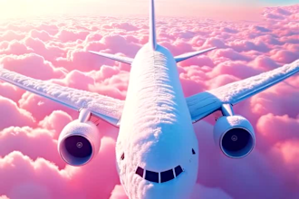 render HD 8k 3d aircraft animation, 3d airplane model, aerospace, 3d cad model