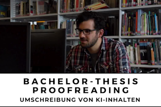 proofread your bachelor thesis