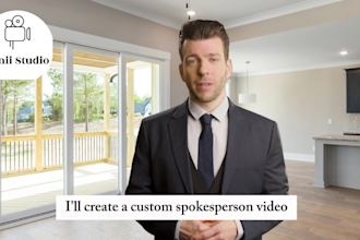 make ai spokesperson video with human avatar multilanguage