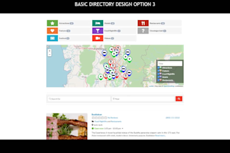 create a business directory website