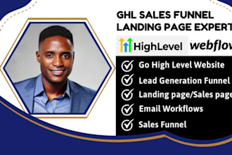 do expert or migrate gohighlevel setup, landing pages, funnels, ghl automations