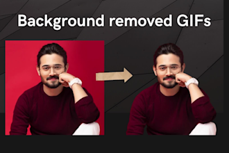 make background removed GIF and upload to your giphy account