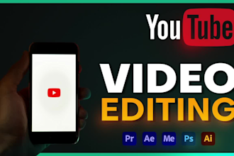 do professional youtube video editing, including long term deals